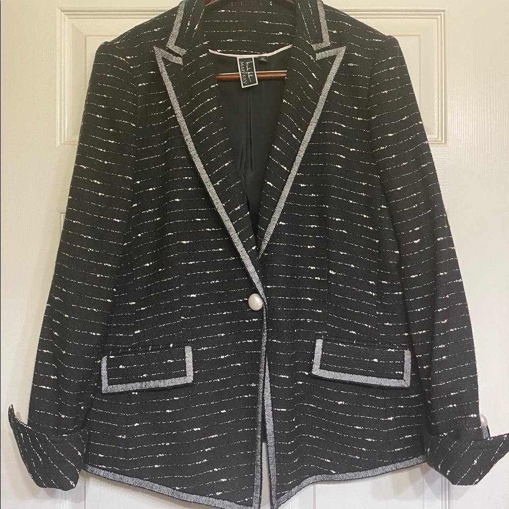 Nicole Miller Black Suit Jacket